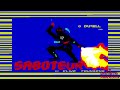 Saboteur ZX SPECTRUM Durell 1986 Loading Game
