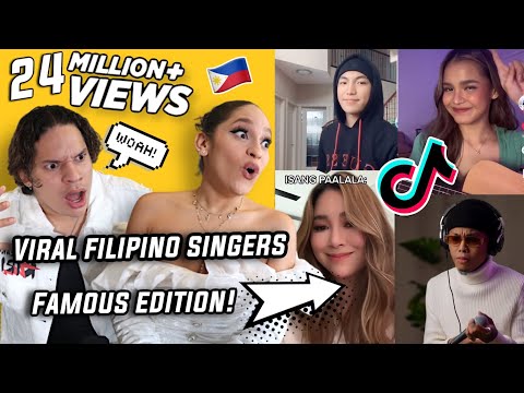 How Are They SO GOOD at singing?! VIRAL Famous Filipino singers on TikTok| Latinos react