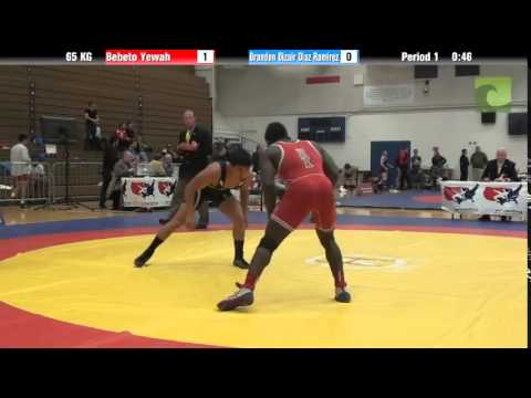 65 KG CR3 - Bebeto Yewah (Minnesota Storm) vs. Brandon Dizair Diaz Ramirez (Mexico)