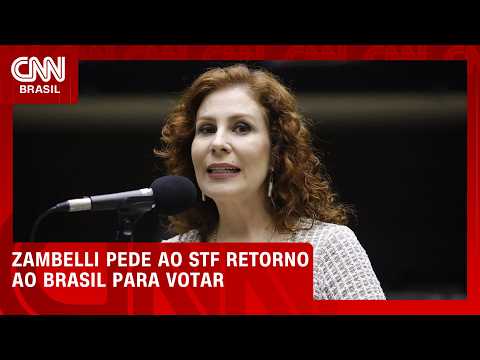 Zambelli pede ao STF retorno ao Brasil para votar no primeiro turno | BASTIDORES CNN