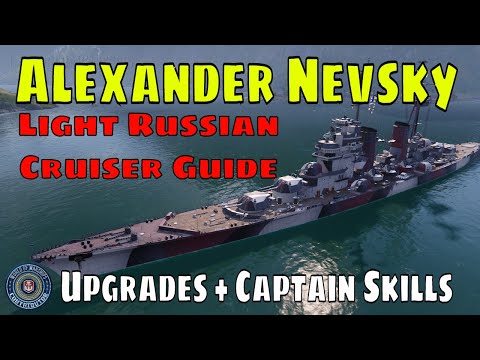 Alexander Nevsky New Light Russian Soviet Cruisers Split Wows Guide