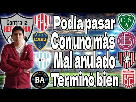 ¿Lanús y Chaca fueron perjudicados?. Se acabó la racha del verde. GYT repunto totalmente. CLH 178