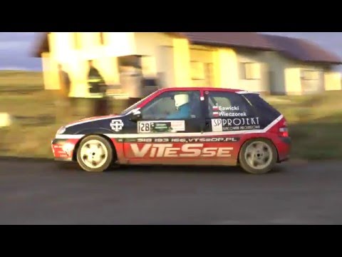 KJS Zimowy Super OeS Barbórka 2015 - Moszczenica Ł.Sawicki/ M.Wieczorek saxo