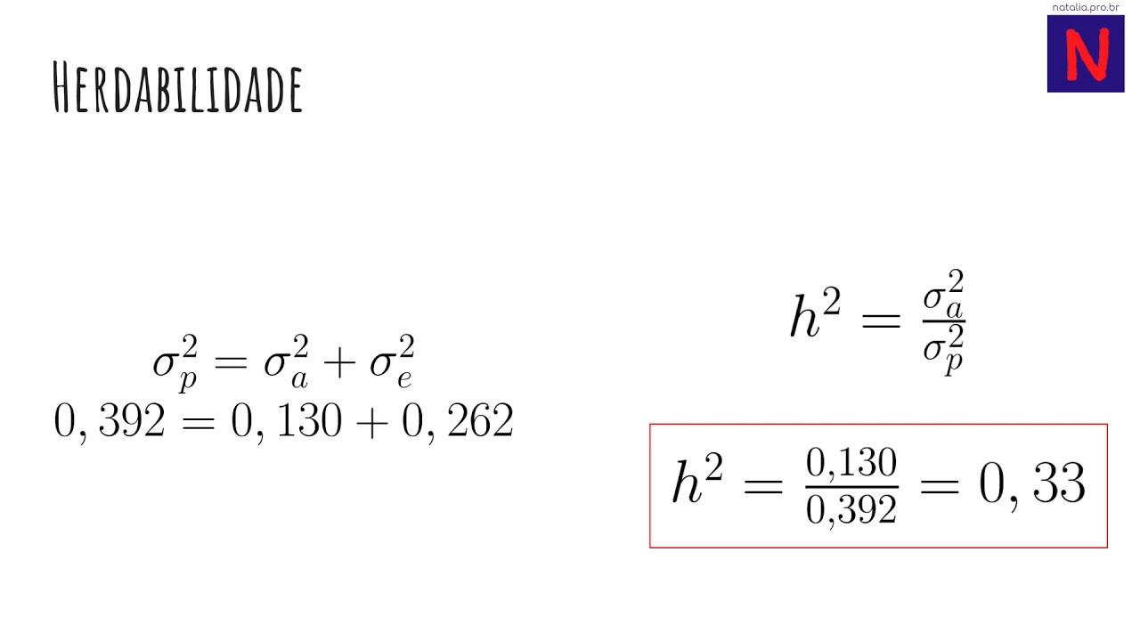 Aula 2.3 Melhoramento Animal - Herdabilidade e Repetibilidade