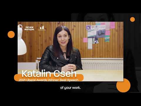 Liberal Awards Winner 2021: A discussion with Best Speech Katalin Cseh