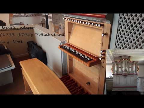 Joseph Lederer (1733-1796): Präambulum in  g moll