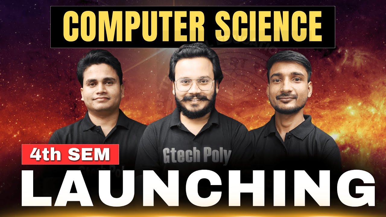 🔥Launching | CSE 4th Semester | 2025-26 @gtechpoly