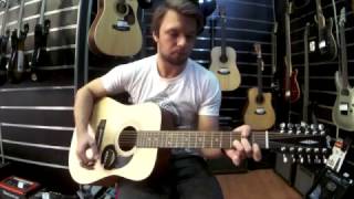 Video thumbnail for Chitara electro-acustica Double Six Cort AD810-12E by Music and More