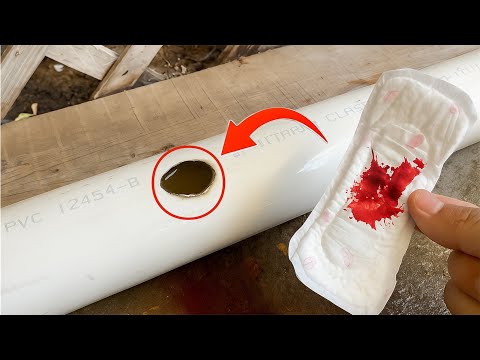 A 60-year-old plumber taught me this! How to fix a water leak without using couplings.