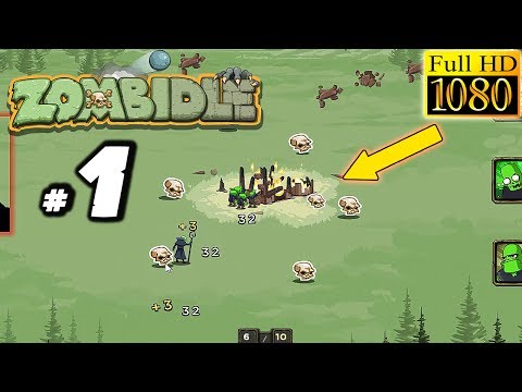 Zombidle Gameplay: #1 - NEW ZOMBIE IDLE GAME! - Walkthrough PC 1080p 60fps - GPV247
