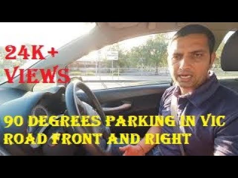 90 Degrees parking in Vic road Front and right Prefectly step by step Australia