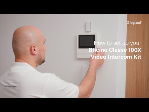 Connected kit Linea 3000_Classe 100X with Netatmo 5" video internal unit
