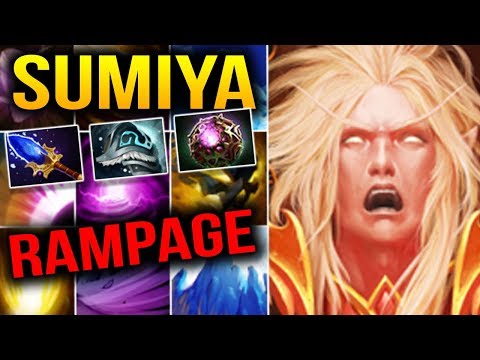 Sumiya Speechless EPIC RAMPAGE Invoker COMBO [2 Games] Dota 2