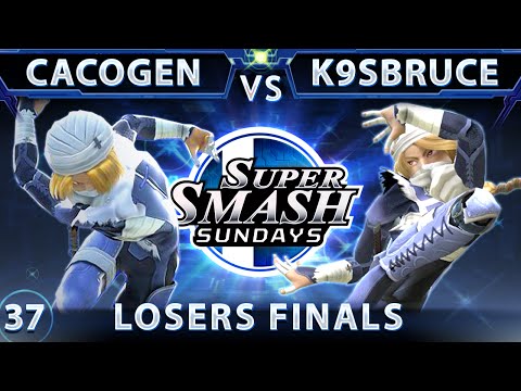 SSS 37 - Cacogen (Black Sheik) Vs. 4GG K9sbruce (Yellow Sheik) SSB4 Losers Finals - Smash Wii U