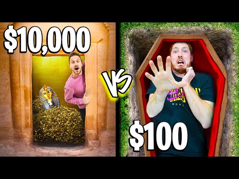 $10,000 VS $100 Underground Coffins!