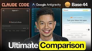 I Built the SAME App in Claude Code vs Google Antigravity vs Base44