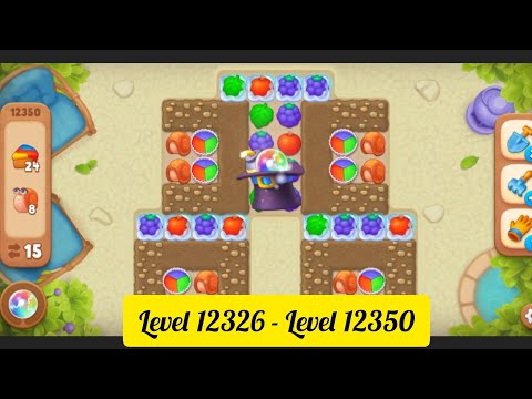 Gardenscapes ( Level 12326 - Level 12350 ) - All Puzzles - Gameplay PART - 541