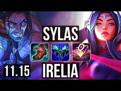 SYLAS vs IRELIA (MID) | 66% winrate, 8/2/8, Dominating | KR Challenger | v11.15