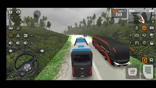 Long road. Map.  Mod#dangerous #bussimulator #bussid 