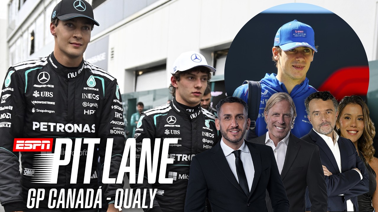 ¿QUÉ PASÓ ENTRE ANTONELLI Y RUSSELL? | COLAPINTO CLASIFICÓ 10° PARA EL GP DE CANADÁ | ESPN PIT LANE