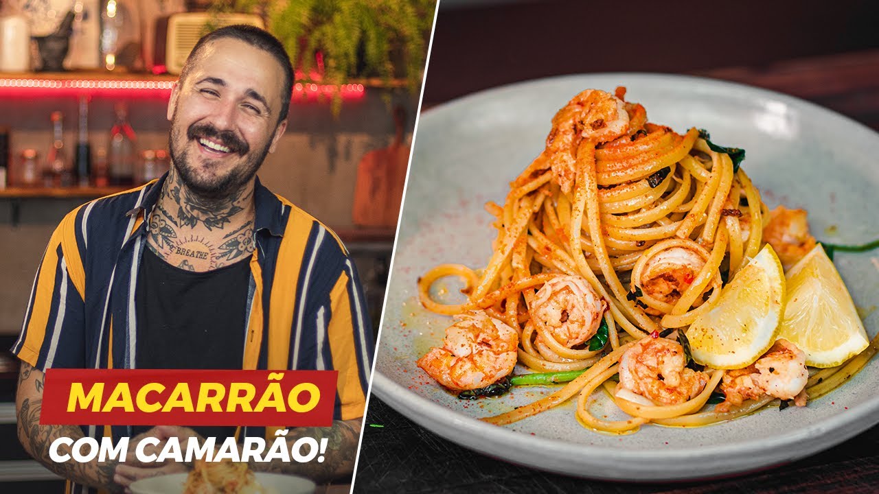 ESPAGUETE COM CAMARÃO | Léo Abreu