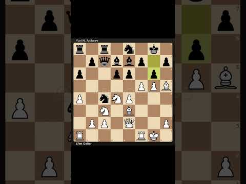 Brilliant queen sacrifice to create a beautiful checkmate pattern.  #chess #chessgame #chessplayer