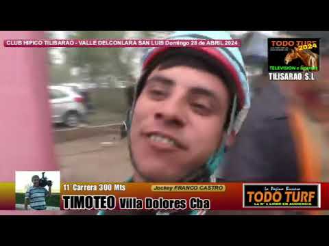 CLUB HIPICO TILISARAO - SAN LUIS 11° CLASICO "TIMOTEO" Ganador del Stud Don Villa VILLA DOLORES Cba