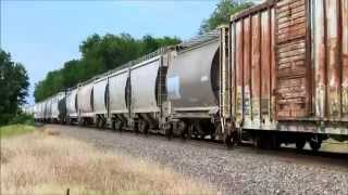 preview picture of video 'Norfolk Southern on the Rock near McFarland, Kansas'