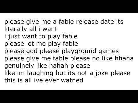 XBOX DEVELOPER DIRECT. THEY ARE FINALLY GIVING ME FABLE NEWS FINALLY