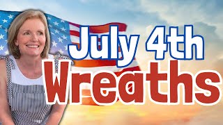 Patriotic Wreaths For The Support of The USA