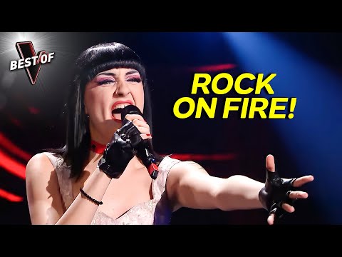 TOP 10 ROCK Performances That Went CRAZY! | The Voice