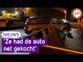 Auto blijft nog net steken boven ingang van tunnel in Harderwijk | Omroep Gelderland