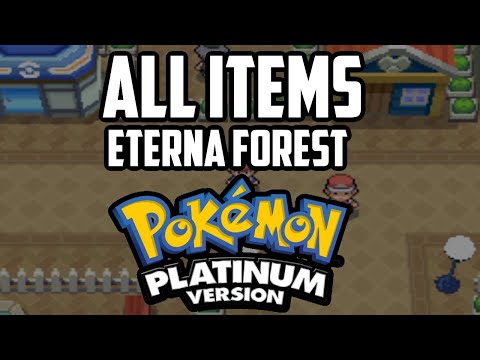 EVERY Item in Eterna Forest & Old Chateau - Pokémon Platinum