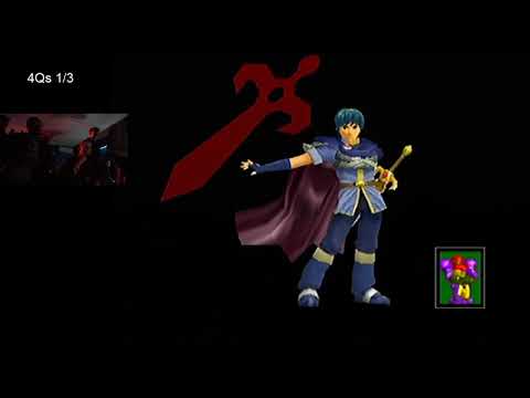 Branspeed (Marth) vs Skips (Samus) - Four Quarters Melee #85