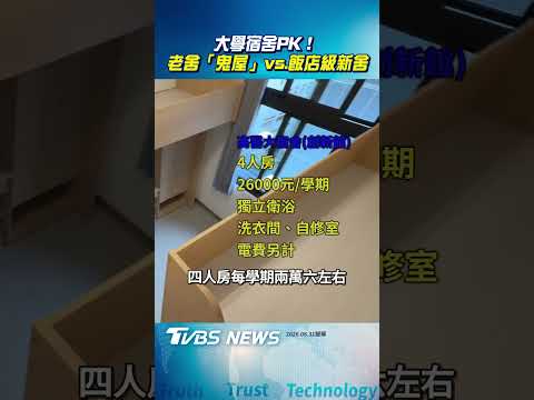 宿舍PK! 高師大50年老舍「鏽斑」被虧鬼屋　高醫大媲美飯店｜TVBS新聞@tvbsnews24live
