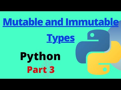 Python Part 3 Mutable And Immutable Types Explained Tamil