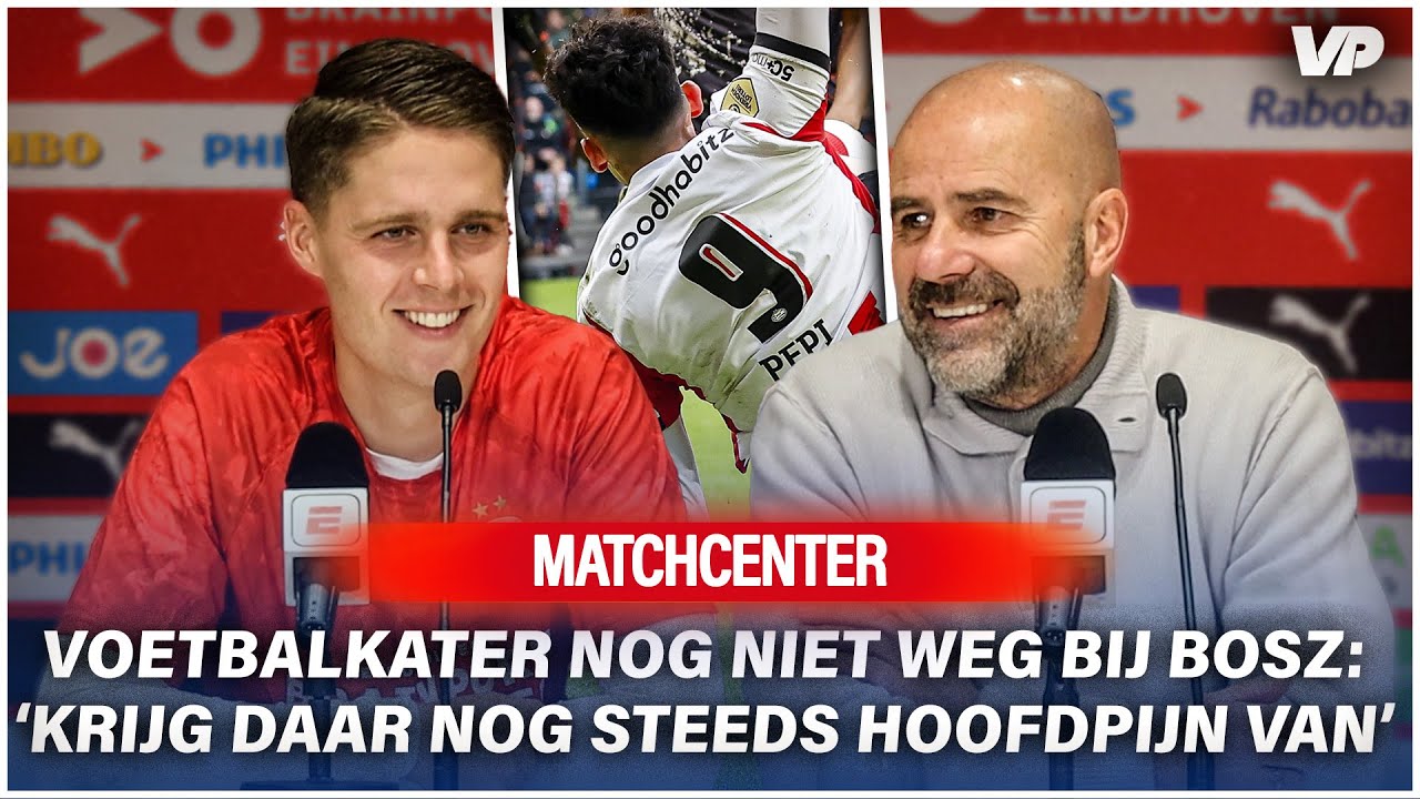 Thumbnail for article: Veerman goudeerlijk op persconferentie PSV: 'Die droom blijft wel bestaan'