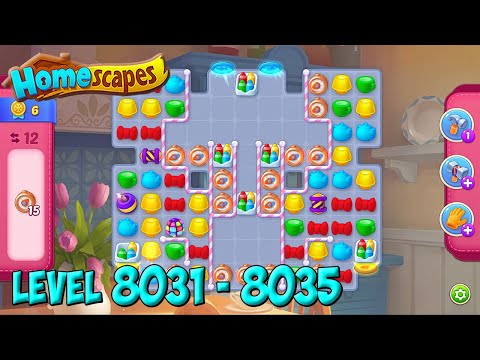Homescapes level 8031 - 8035 🏡 Playrix HD