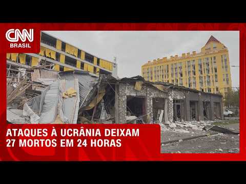 Guerra no Leste Europeu: Moscou e Kiev trocam disparos de drones e mísseis | LIVE CNN