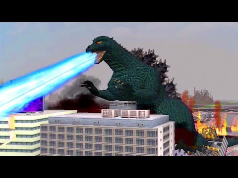 Godzilla Generations (1998) GAME SAMPLE (SEGA Dreamcast) iPlaySEGA