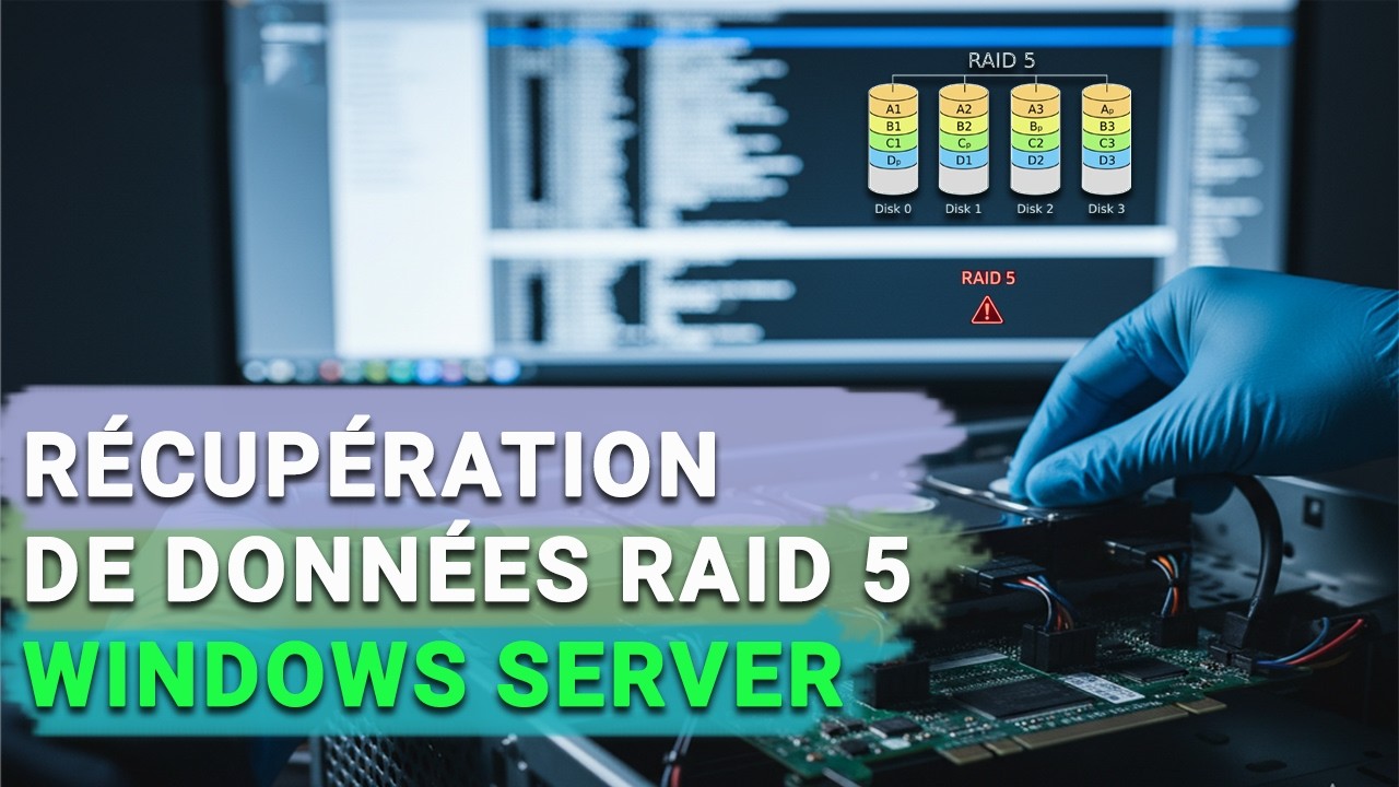 Récupération de données RAID : Windows Storage Spaces (Windows Server 2025)