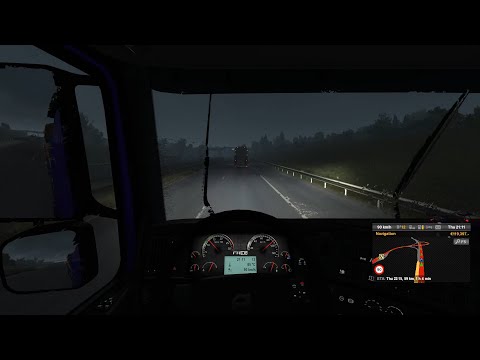 Euro Truck Simulator 2 Timelapse: Kalmar, Sweden - La Rochelle, France