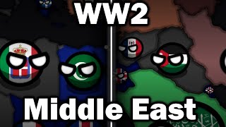 WW2 in the Middle East (Countryballs)