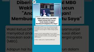CUCUN GERAM! Sindir Peserta Kasih Masukan MBG: 