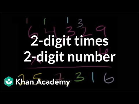 Multiplication 5: 2-digit Times a 2-digit Number 