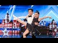 Meet dazzling dancing duo Lexie and Christopher | Auditions | BGT 2018
