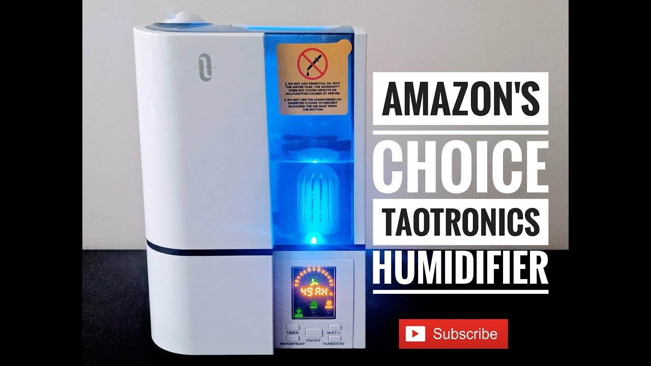 TaoTronics Ultrasonic Cool Mist Humidifier (TT - AH001) - AMAZON'S CHOICE