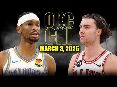 Oklahoma City Thunder vs Chicago Bulls Full Game Highlights – March 3, 2026 | NBA Season