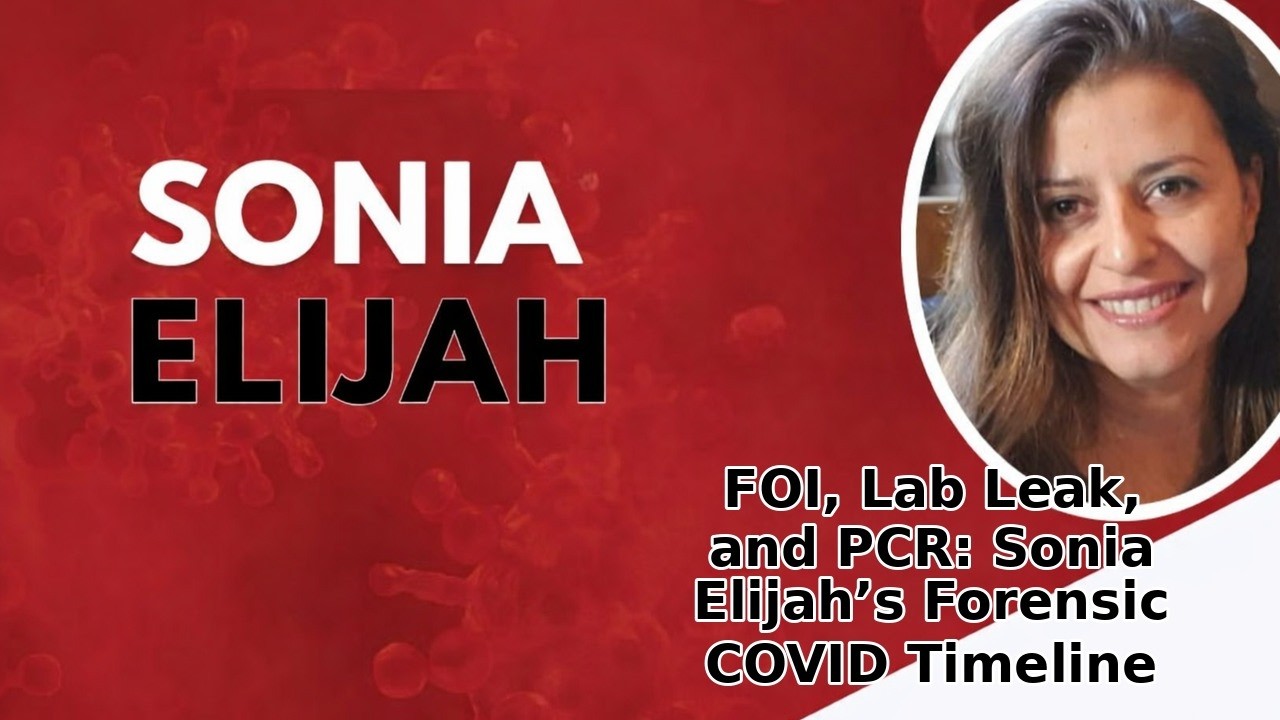 FOI, Lab Leak, and PCR: Sonia Elijah’s Forensic COVID Timeline