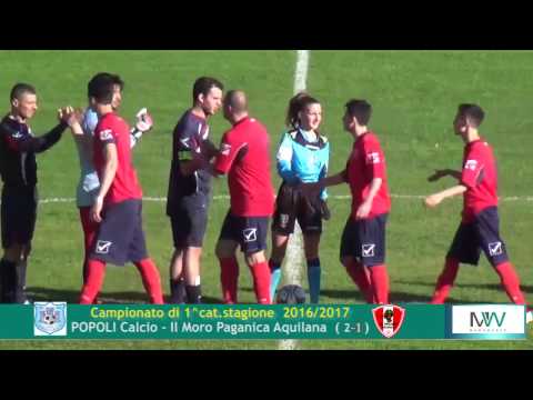 manuwebtv:  Il Moro Paganica Aquilana -  Popoli Calcio (1 2)